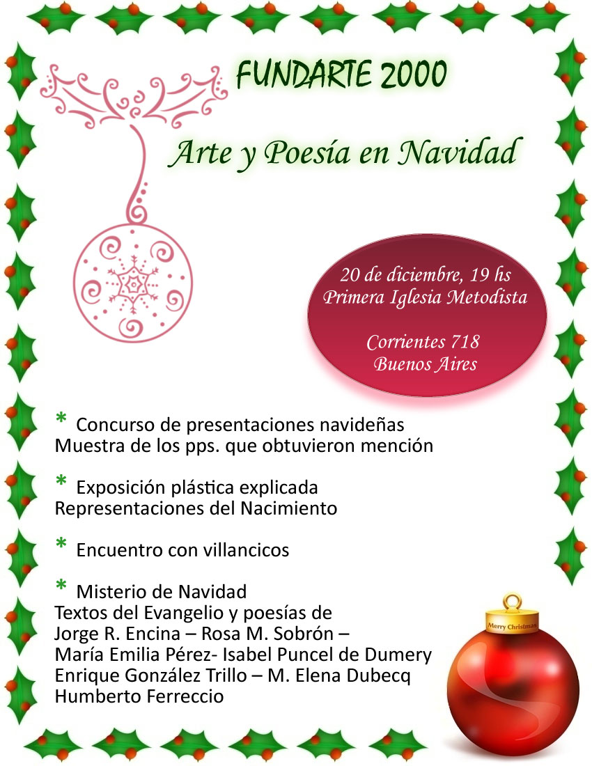 Arte y Poesía en Navidad 2013